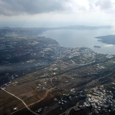 Aerial view Fira