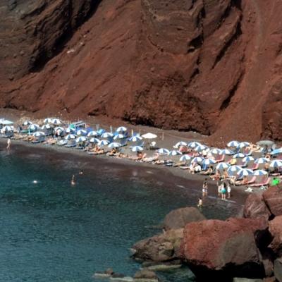 View of the Red Beach