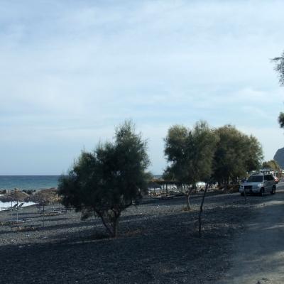 The beach is on the northern edge of the village is accessible by car.